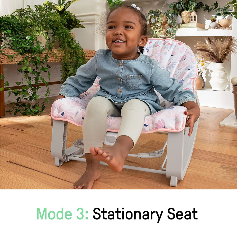 Leagan Balansoar Ingenuity 3 in 1 Pink Cozy Bright Starts - imagine 6