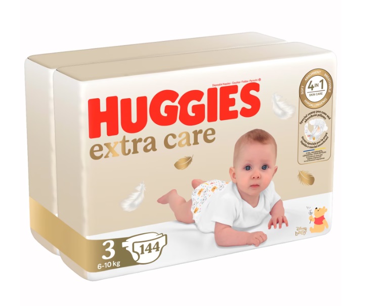 Huggies Extra Care 3 Mega 144 buc - Protecție Premium - imagine 5