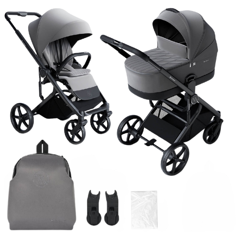 Carucior Avionaut Sirius Grey 2in1 - Siguranta si Confort - imagine 11