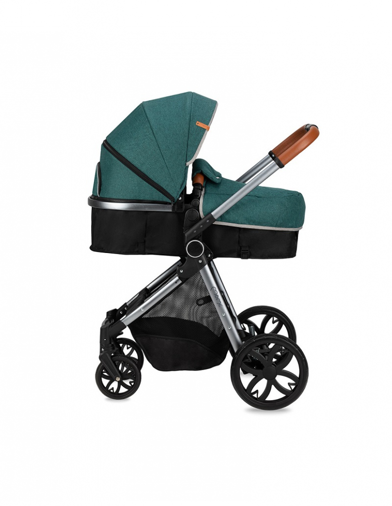 Carucior 2 in 1 Momi Limuru Green, Landou inclus - imagine 5