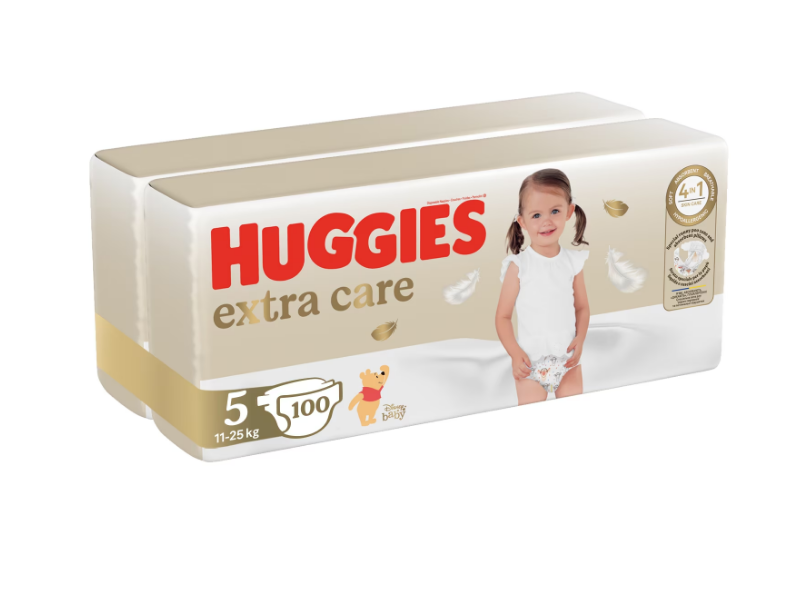 Huggies Extra Care 5 Scutece Premium 100 buc - imagine 5