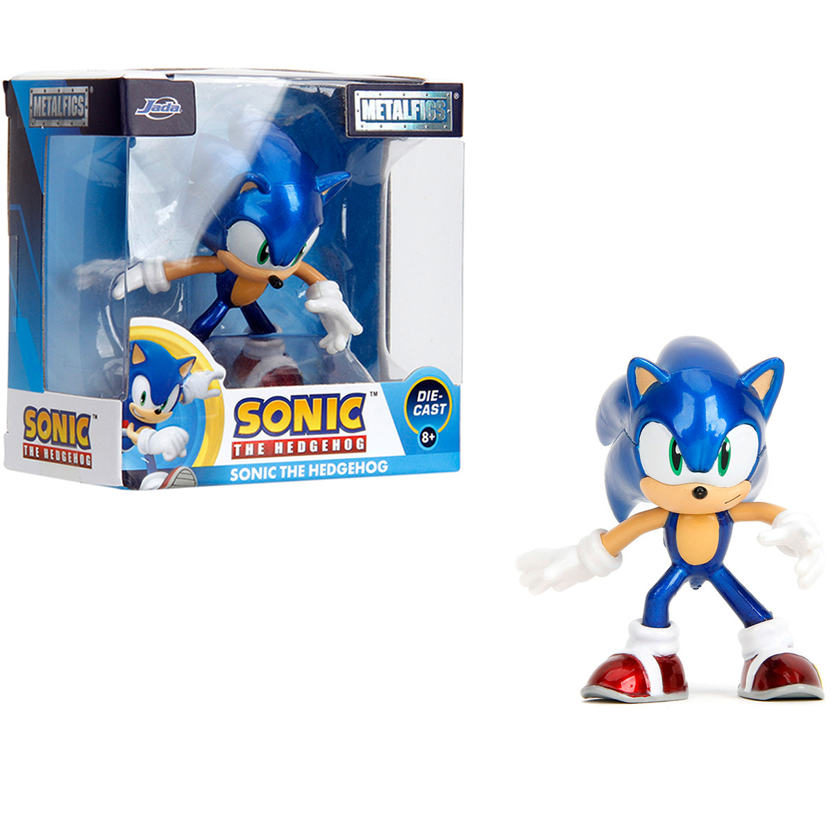 Figurină Metalică Jada Sonic de Colecție