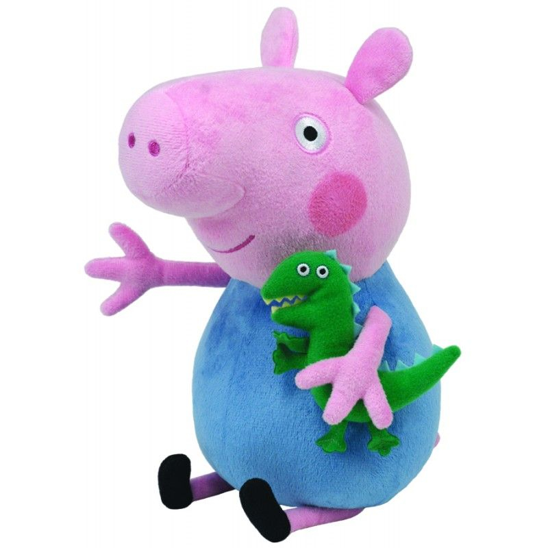 Jucărie Plus Ty George Pig, 28 cm