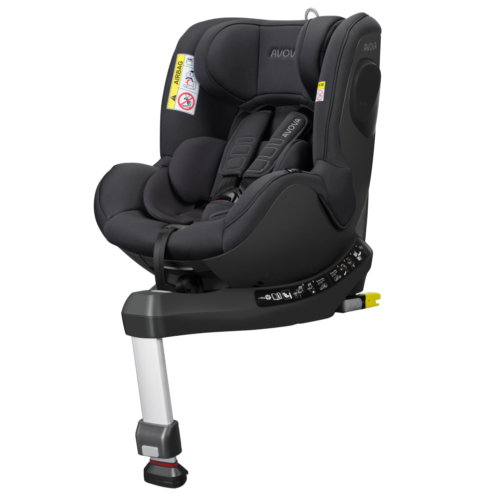 Scaun Auto Avova Sperber-Fix, i-Size, Gri - imagine 6