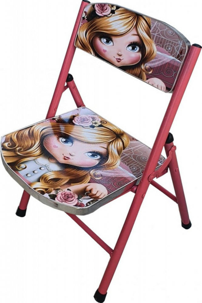 Masa pliabila Novokids cu 2 scaune, Roz - imagine 3