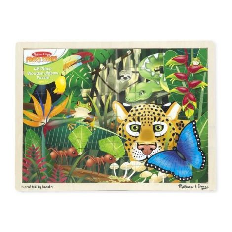 Puzzle Pădurea Tropicală Melissa & Doug, 48 piese - imagine 3