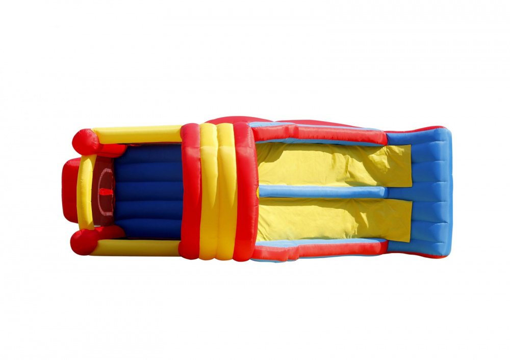Saltea Gonflabilă Happy Hop Mega Slide cu Tobogane - imagine 6