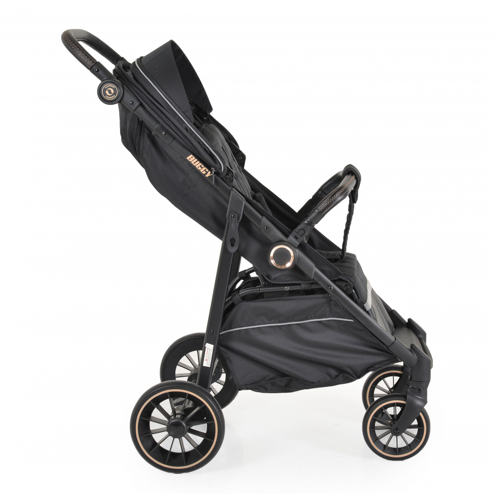 Moni Buggy Black - Carucior aluminiu reglabil 0-22kg - imagine 8