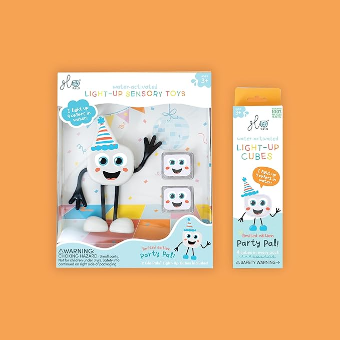 Glo Pals Set Jucării Senzoriale Luminoase pentru Baie