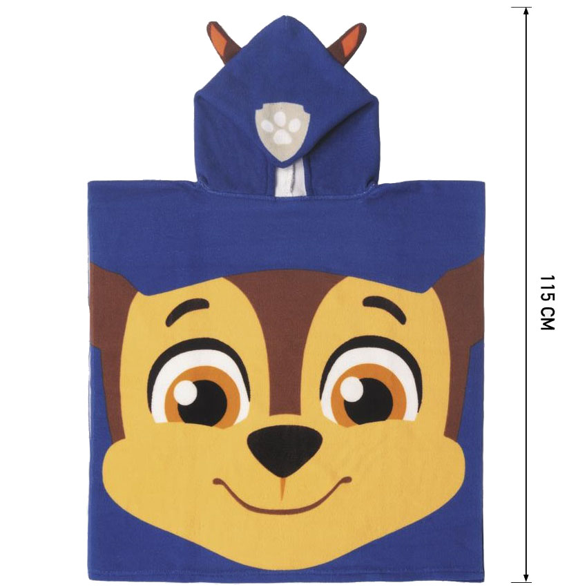 Prosop Poncho Paw Patrol Cerda cu Glugă - imagine 2