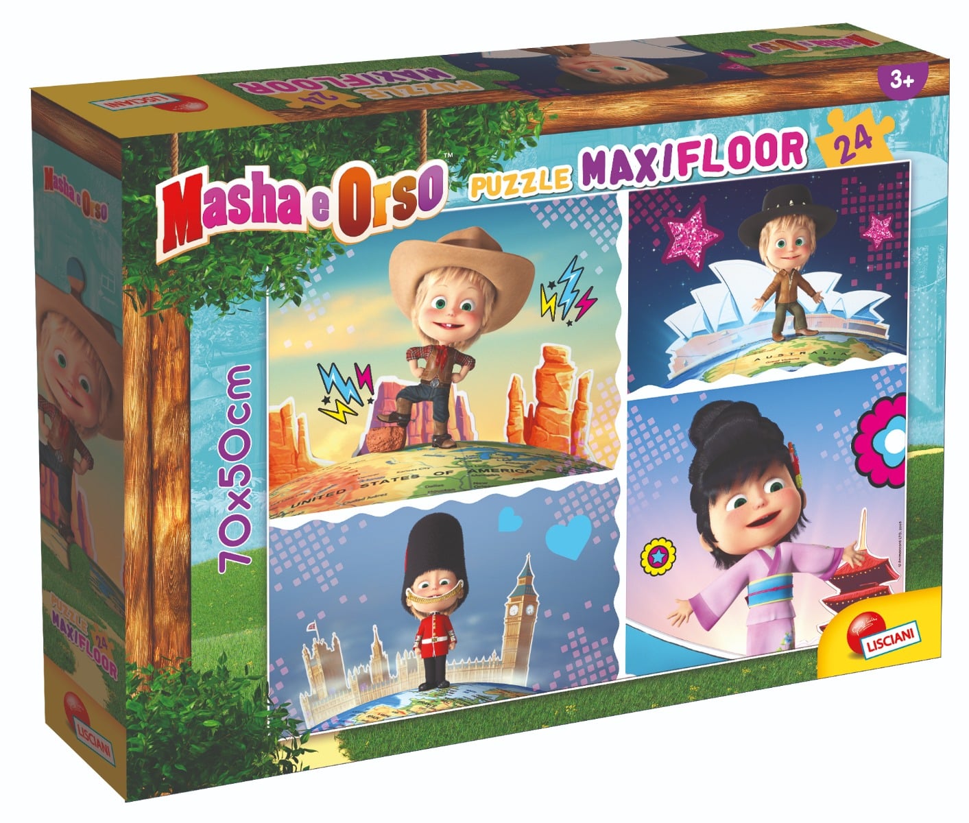 Puzzle Lisciani Masha, 24 piese