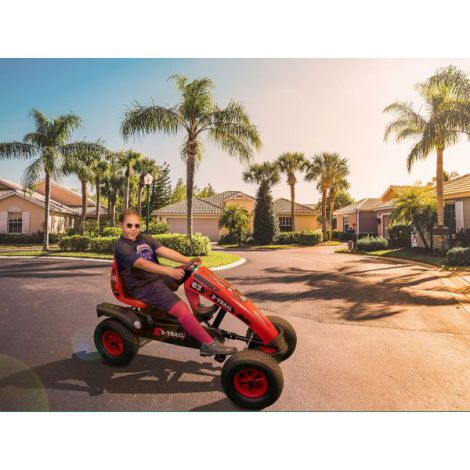 Dino Cars X-Trail BF1 - Kart Pedale Negru - imagine 7
