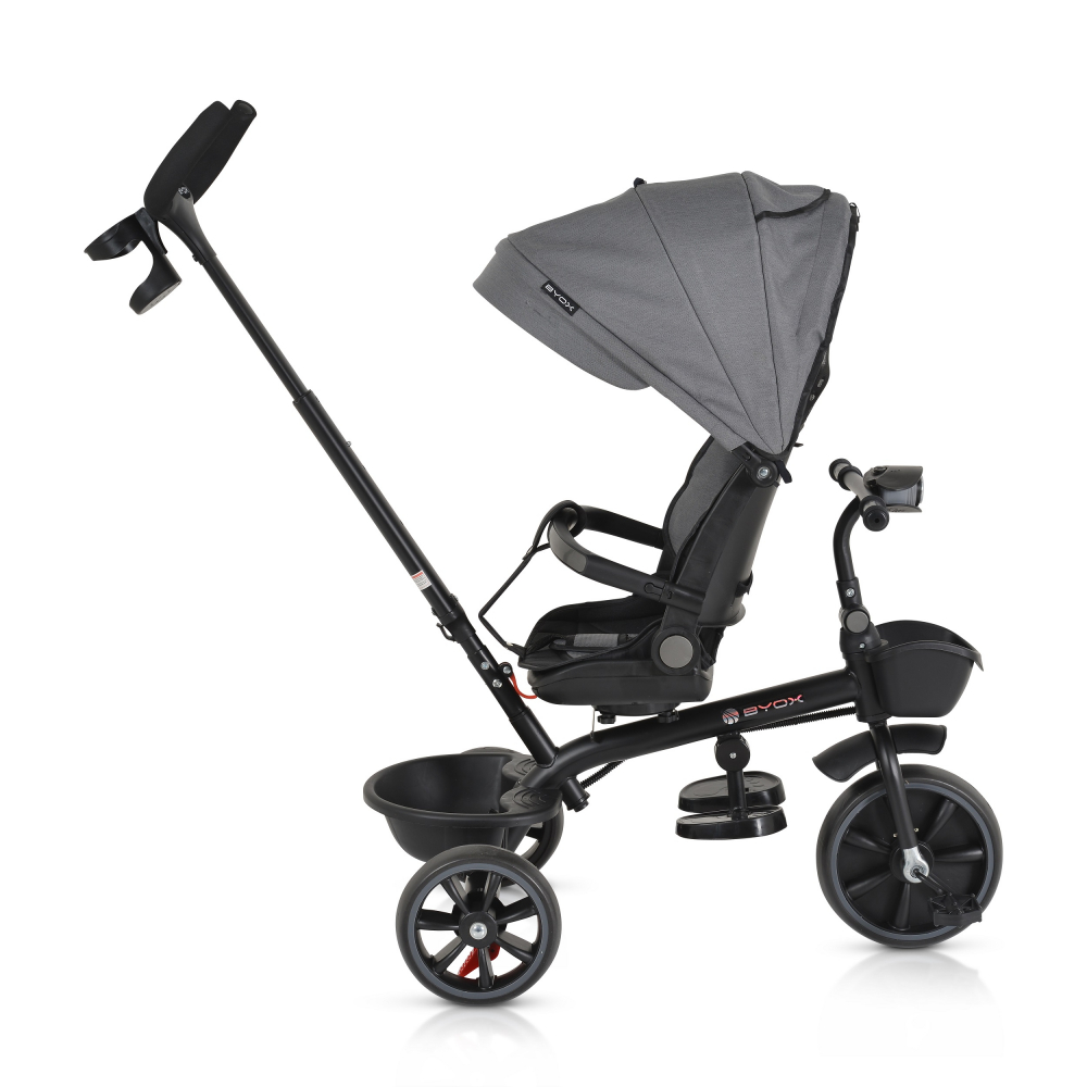 Tricicleta Byox Summer Grey pentru copii 1-3 ani - imagine 2