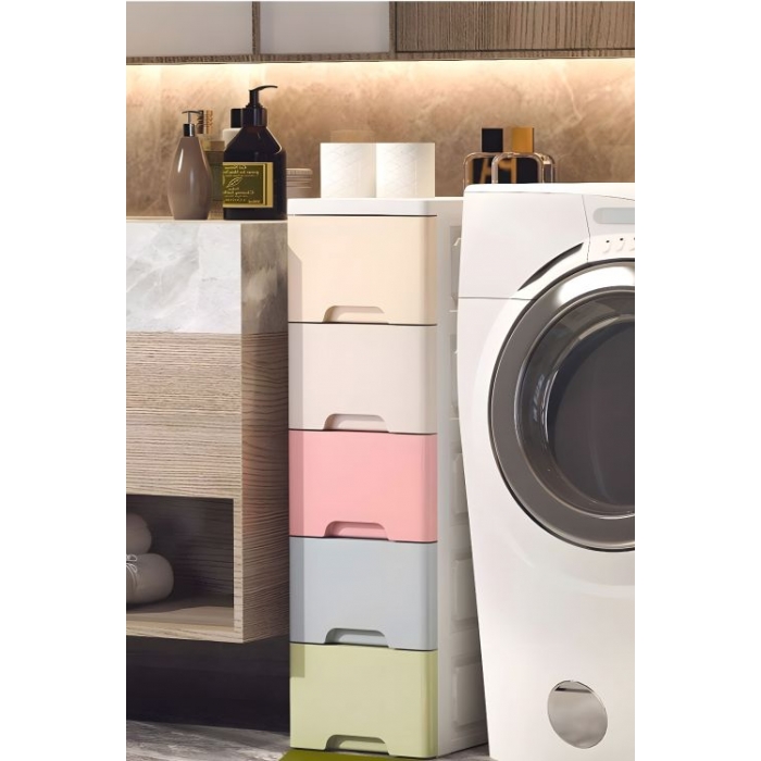 Raft 5 compartimente ModernHome - Depozitare organizată - imagine 3