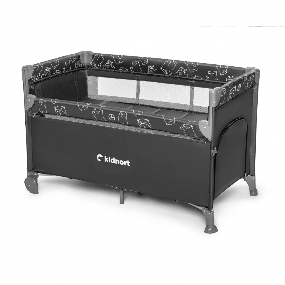 Patut Călătorie Kidnort 3 în 1 Dark Grey - imagine 4