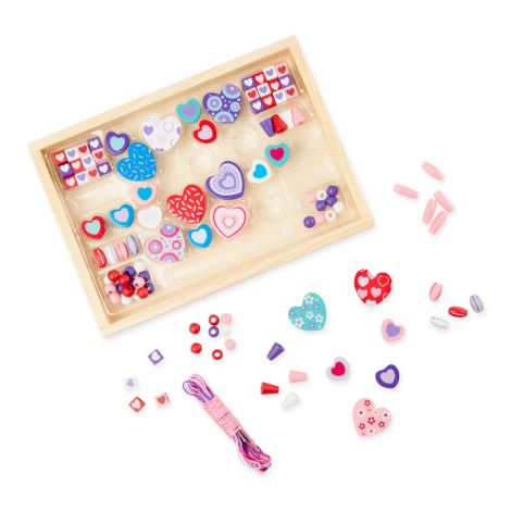 Set Margele Lemn Melissa & Doug Inimioare - imagine 4
