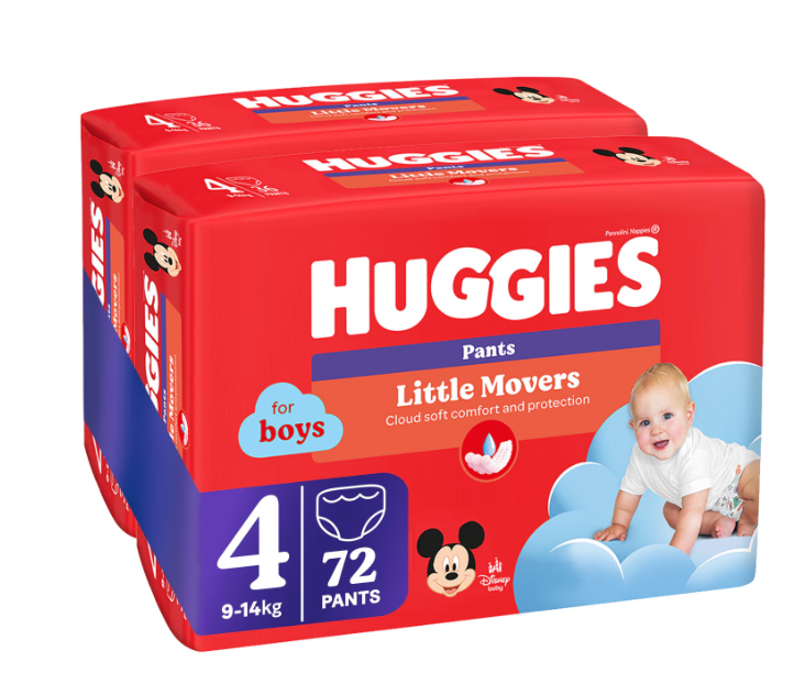 Scutece-Chilotel Huggies Boy 9-14kg, 72 buc - imagine 8