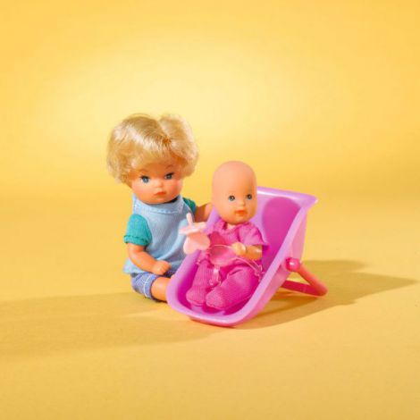 Papusa Simba Steffi Love 29 cm Baby World cu 2 copii - imagine 7