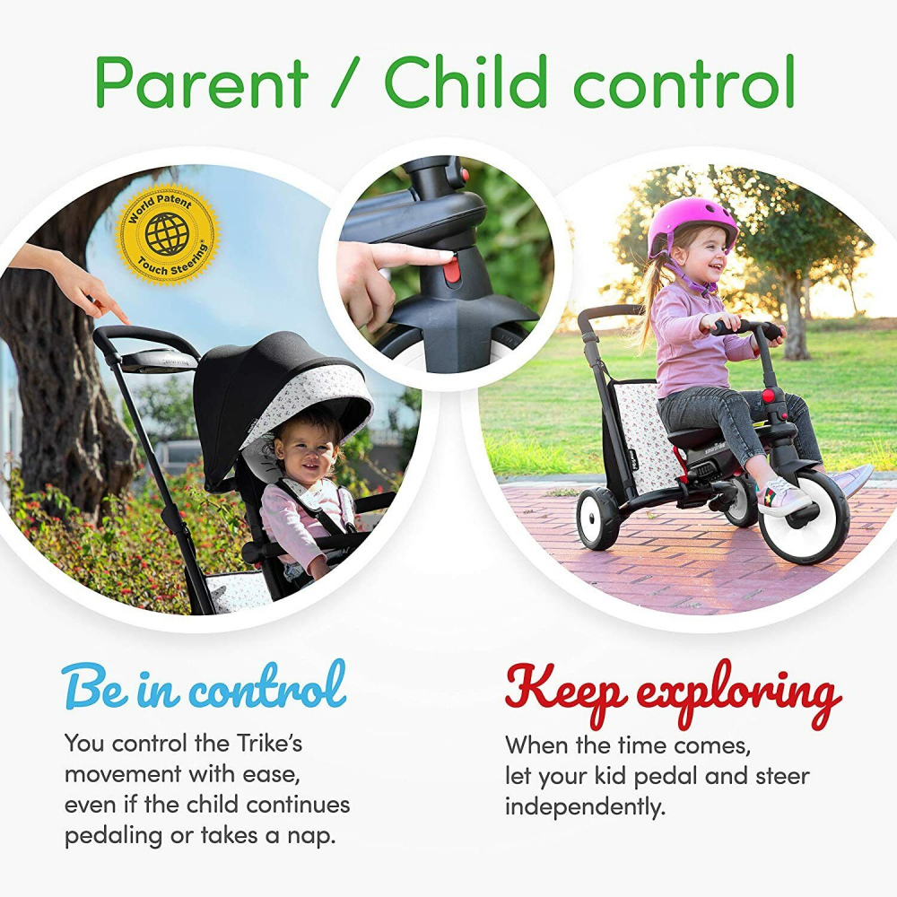 Smart Trike STR5 Bunny 7in1 Pliabilă cu Frână - imagine 6