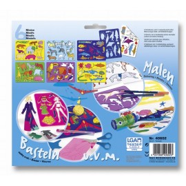 Set Sabloane Lumea Animalelor Folia Paper - imagine 4