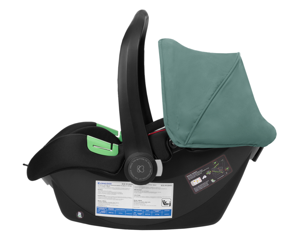 KikkaBoo Amaia 3in1 Mint | Carucior Pana la 22kg - imagine 6