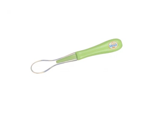 Lingurita Minut Baby cu vârf moale - Verde
