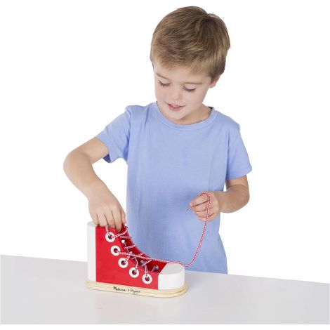 Pantof Educativ Melissa&Doug - Învață Legat Sireturi - imagine 8