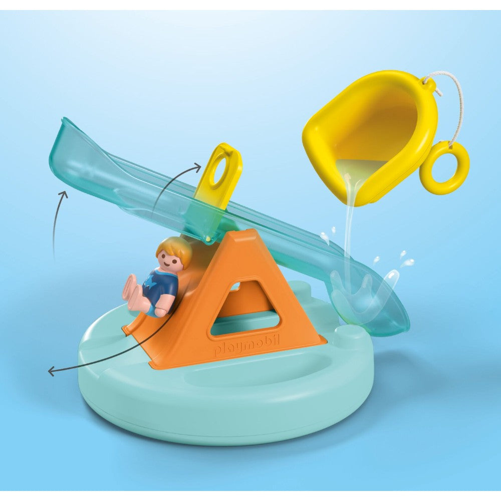 Balansoar apă Playmobil Junior Aqua - Distracție la baie - imagine 4