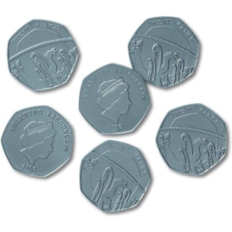 Learning Resources Set 100 Monede Jucarie