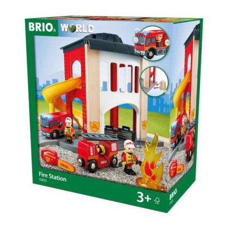 Stație de Pompieri Brio 33833 - Trenulete Lemn