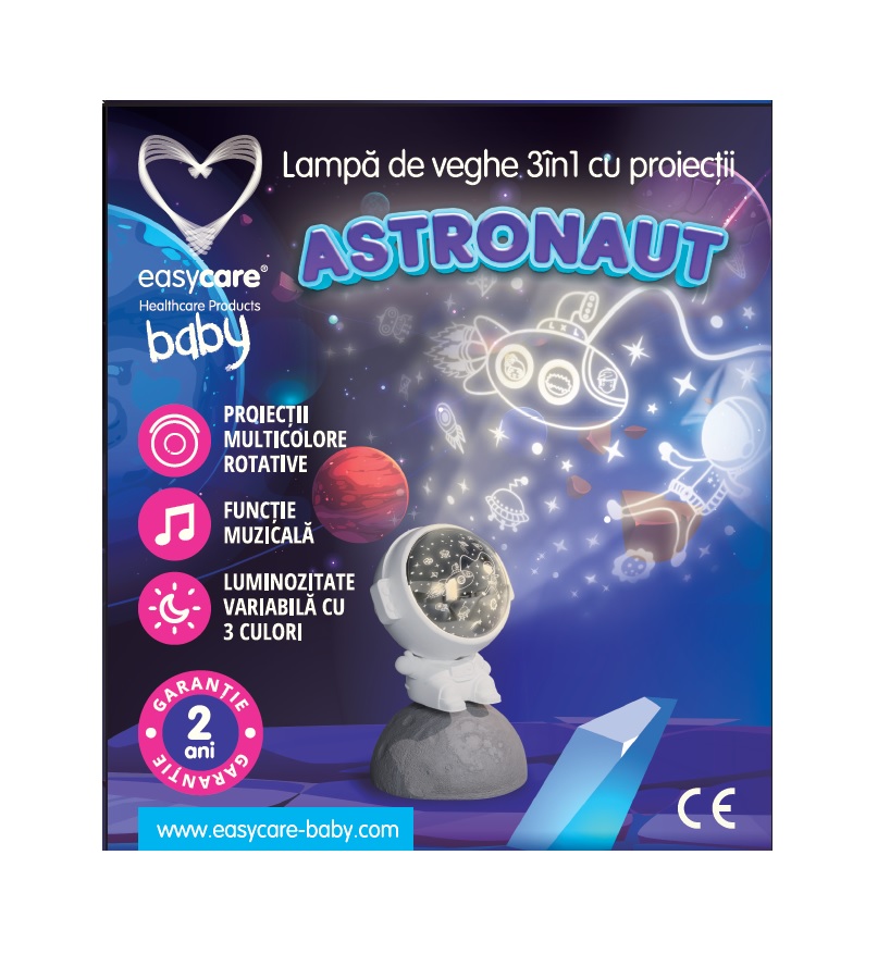 Lampa Veghe Easycare Astronaut 3in1 cu Proiectii - imagine 10
