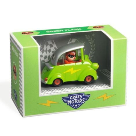 Djeco Green Flash - Mașinuță Metalică - imagine 4