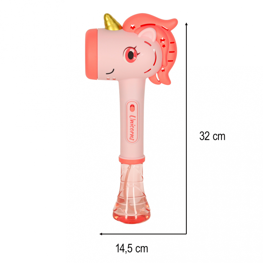 Jucarie Baloane Sapun Ikonka Unicorn Lumini Sunete - imagine 2