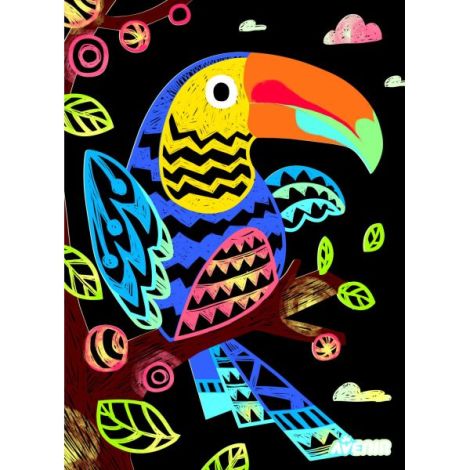 Set Scratch Art Pasari Magice Avenir 3+ - imagine 3