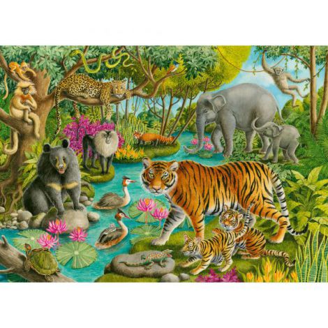 Puzzle Pădure în India, 60 piese, Ravensburger - imagine 3