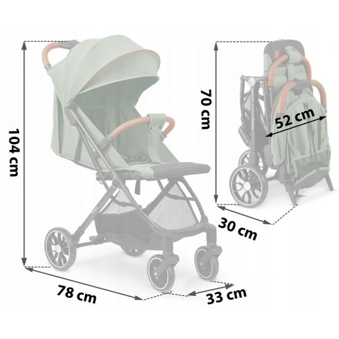Nukido Paseo - Carucior sport compact pentru calatorii - imagine 2