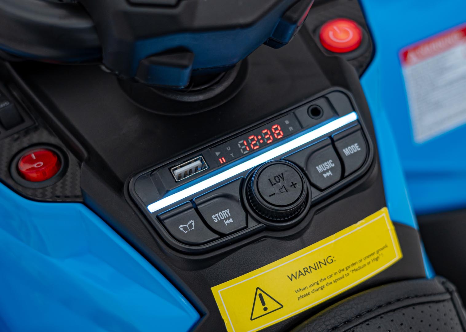ATV Electric Can-Am 2 Locuri 12V cu Telecomanda - imagine 7