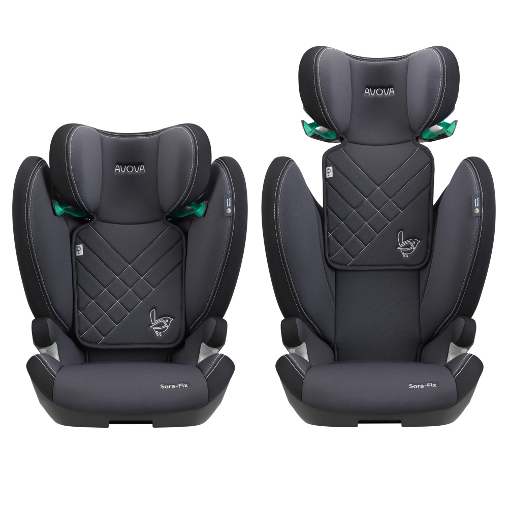 Scaun Auto Avova Sora-Fix GreyBlack 3-12 Ani
