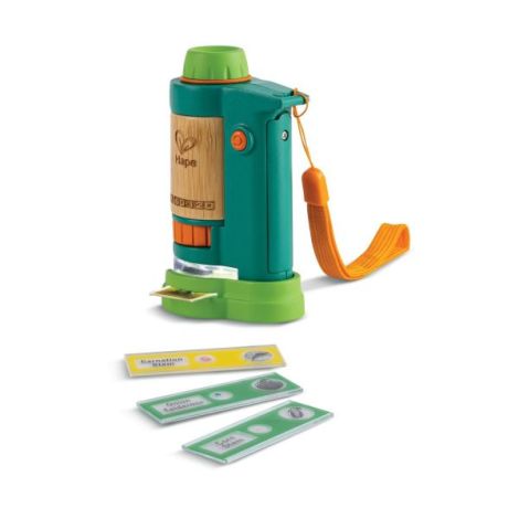 Hape Microscop Bambus pentru Copii | Jucarie Educativă