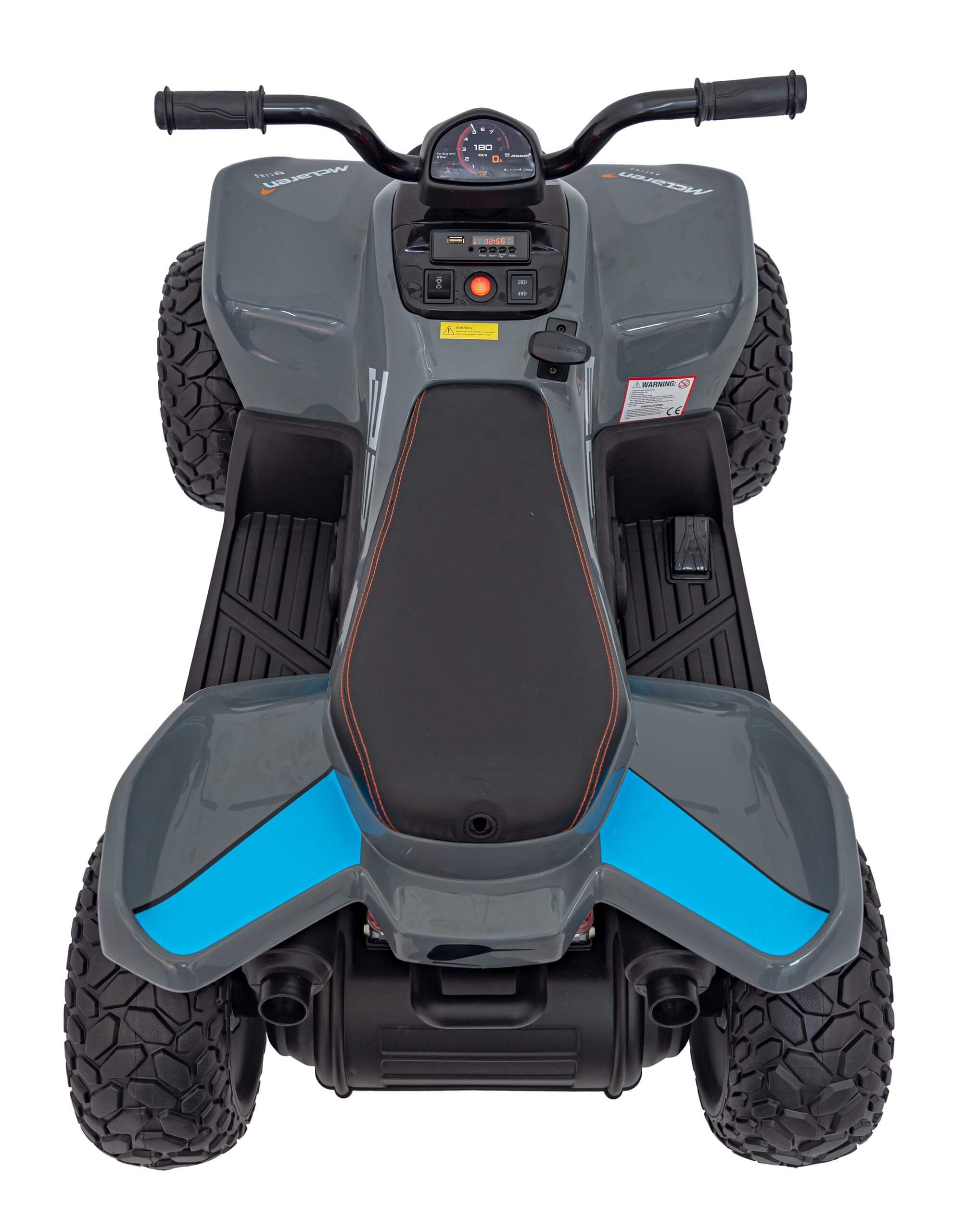 ATV Electric McLaren MCL 35 Gri pentru Copii - imagine 8
