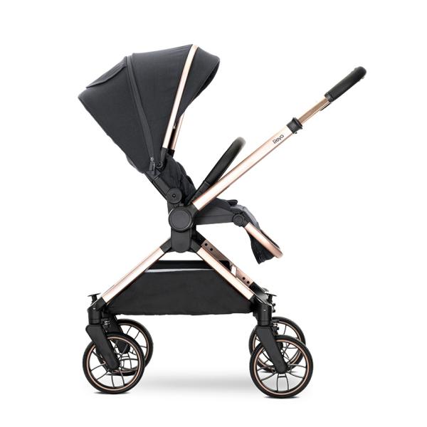 Carucior Lorelli Reya 2in1 Aluminiu Negru - imagine 5
