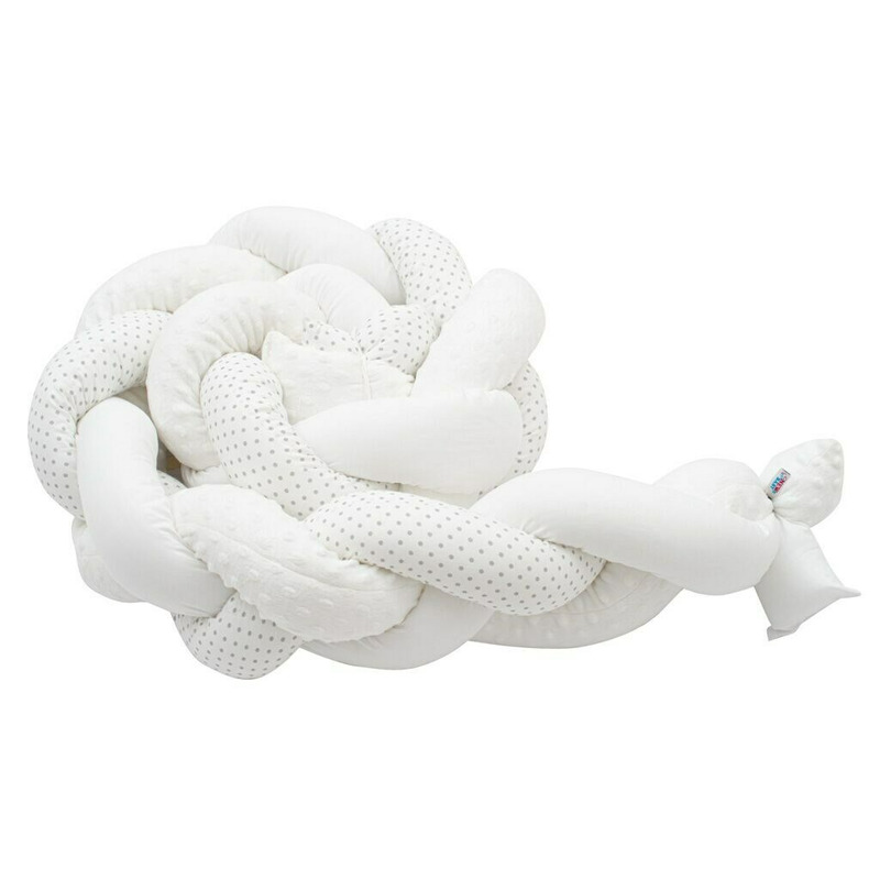 Bumper Patut New Baby MinkyDot 225 cm - imagine 3
