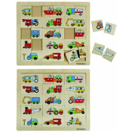 Puzzle Amesteca si Potriveste Transport | Beleduc - imagine 5