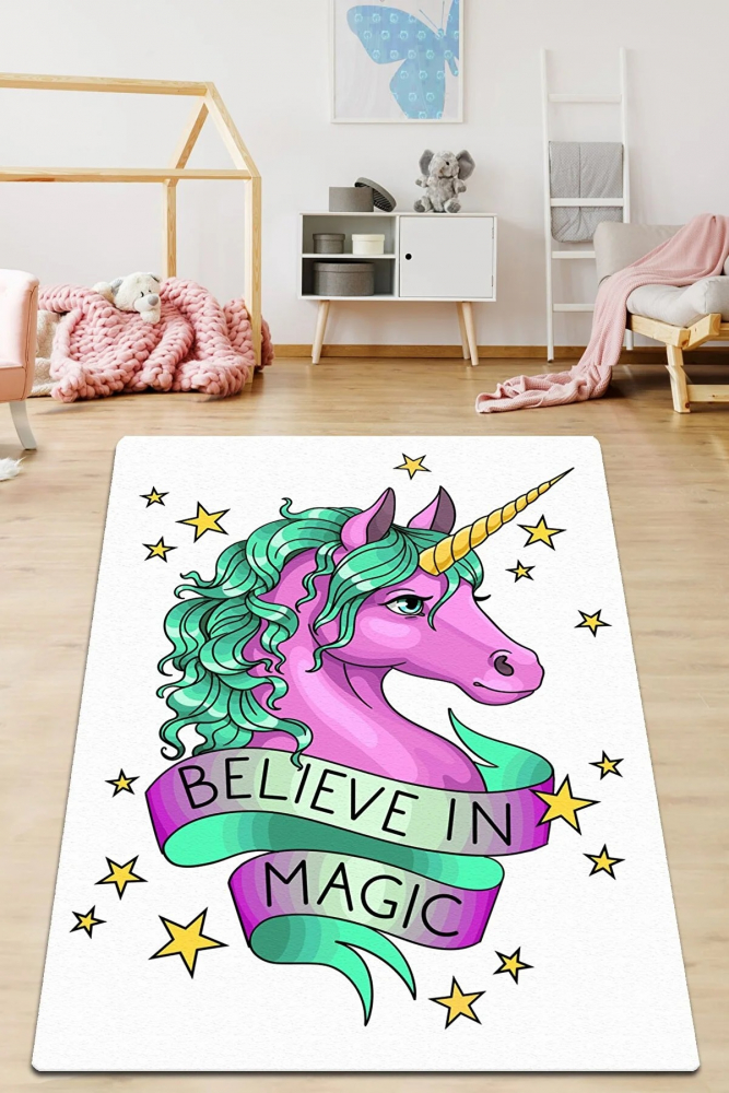 Covor Copii Belive In Magic 150x200 Antiderapant