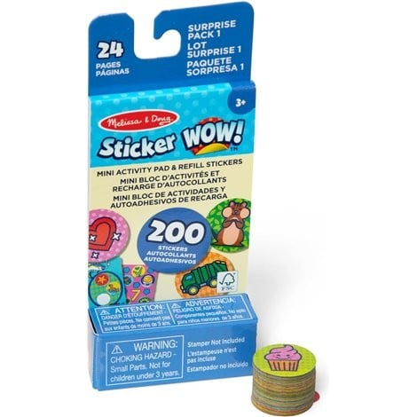 Sticker WOW Mini Surprize Melissa & Doug - Joc Creativ