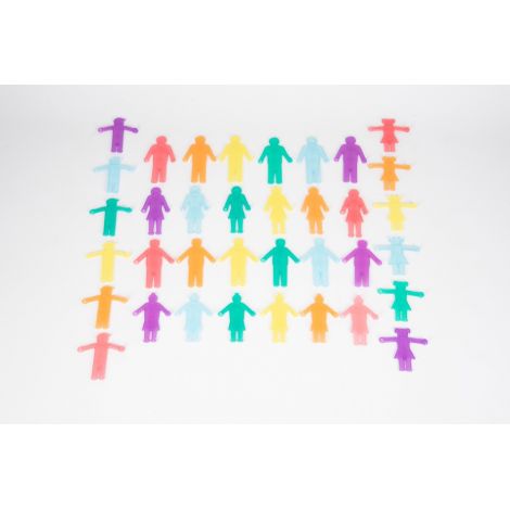 Set 36 Figurine Familie Tickit | Joaca Translucida - imagine 8