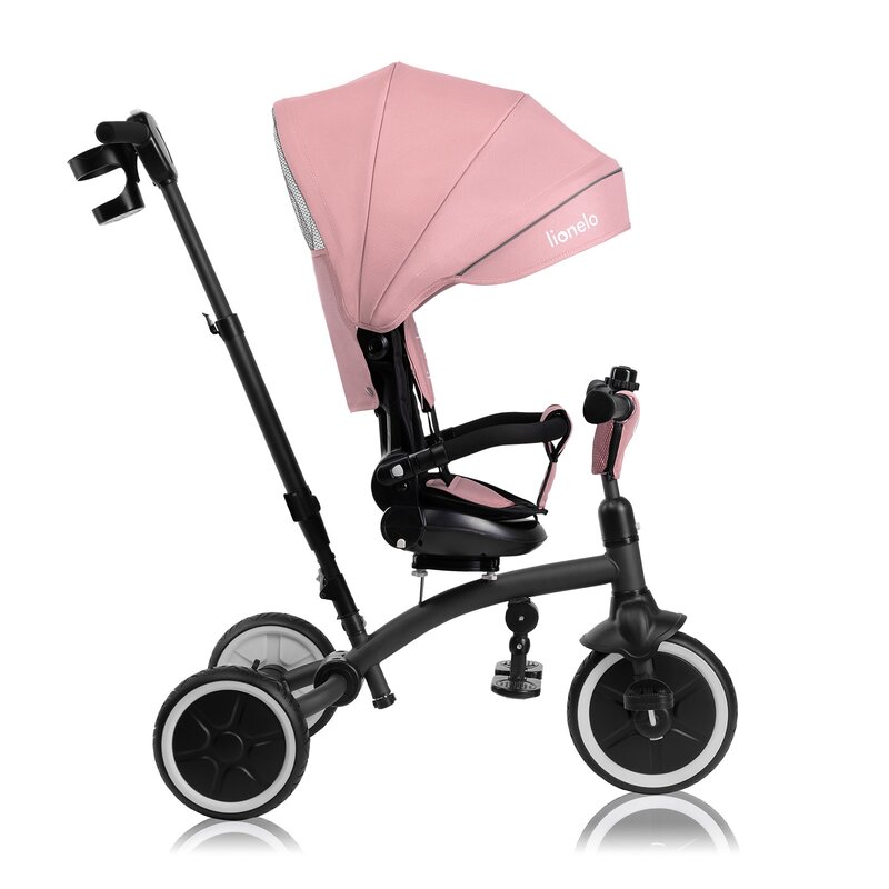 Tricicleta Lionelo Tris Plus Roz, Ultrapliabilă - imagine 7