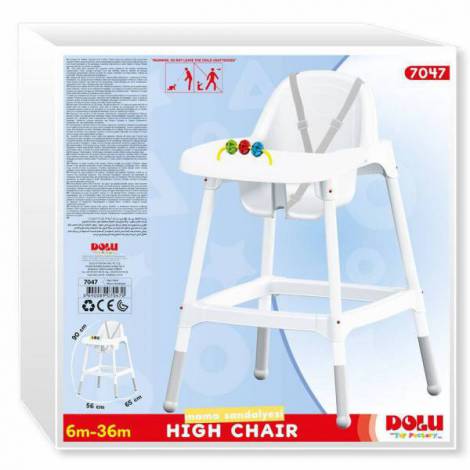 Scaun de masă Dolu ergonomic, 6 luni+ - imagine 2