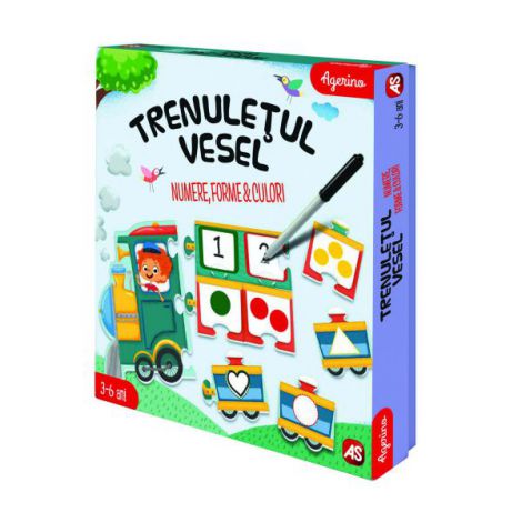 Clementoni Trenuletul Vesel Educativ 3-6 Ani - imagine 6