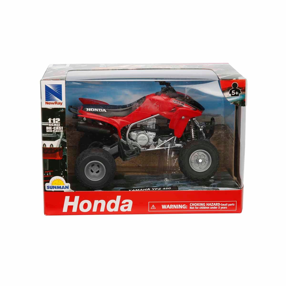 Model ATV New Ray Honda TRX 450R 1:12